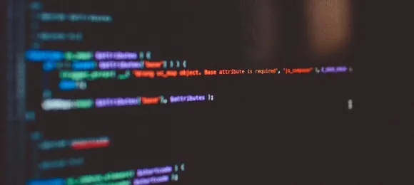 page of code